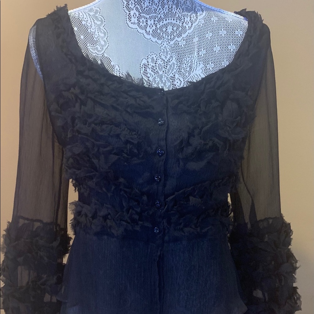 Anne Fontaine sheer blouse